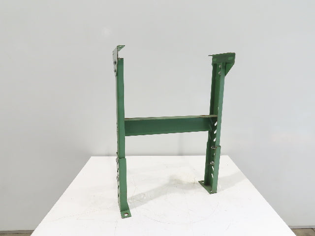 Roach 24"W Conveyor Leg Stationary Floor Support GREEN 27-5/8" to 36"H