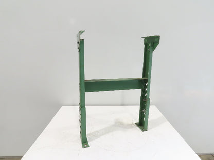 Roach 24"W Conveyor Leg Stationary Floor Support GREEN 27-5/8" to 36"H