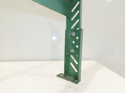 Roach 24"W Conveyor Leg Stationary Floor Support GREEN 27-5/8" to 36"H