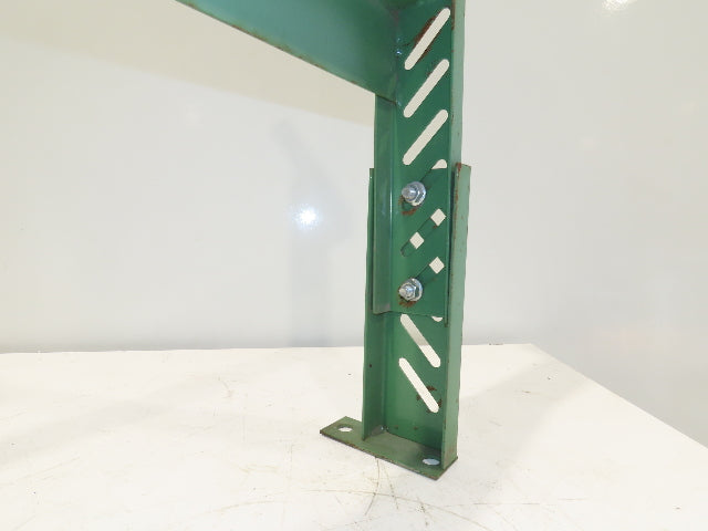 Roach 24"W Conveyor Leg Stationary Floor Support GREEN 27-5/8" to 36"H