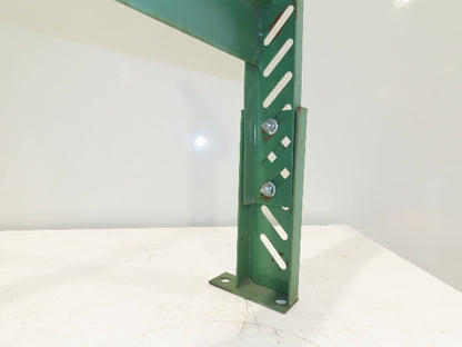 Roach 24"W Conveyor Leg Stationary Floor Support GREEN 27-5/8" to 36"H