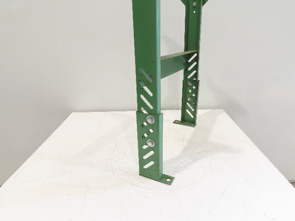 Roach 24"W Conveyor Leg Stationary Floor Support GREEN 27-5/8" to 36"H