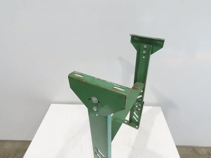 Roach 24"W Conveyor Leg Stationary Floor Support GREEN 27-5/8" to 36"H