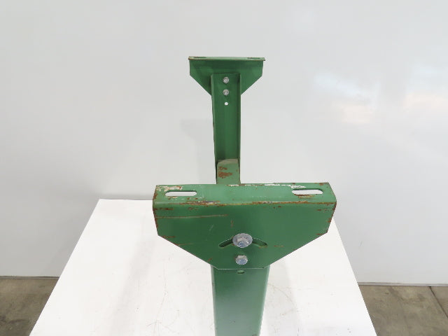 Roach 24"W Conveyor Leg Stationary Floor Support GREEN 27-5/8" to 36"H
