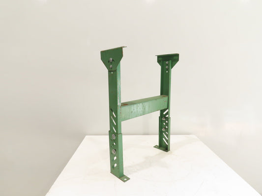 Roach 24"W Conveyor Leg Stationary Floor Support GREEN 27-5/8" to 36"H