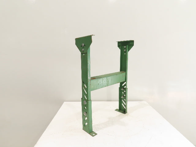 Roach 24"W Conveyor Leg Stationary Floor Support GREEN 27-5/8" to 36"H