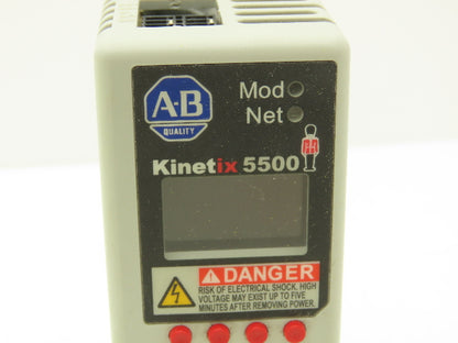Allen Bradley 2198-H003-ERS Kinetix 5500 AC Servo Drive 190-528vAC 1/3-Ph 2.5A