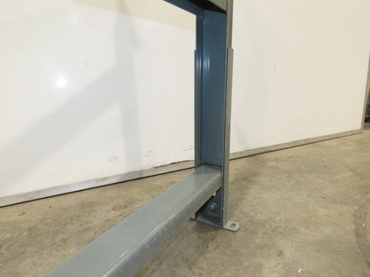 Hytrol LS-8 30"W Conveyor Leg Stationary Floor Support 46" to 58"H