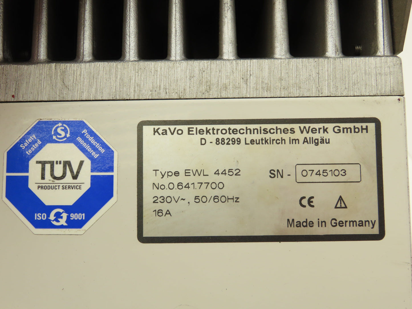 Kavo Inverter 230v 50/60Hz 16A For 3Ph Asynchronous Motor/Brushless DC Motor