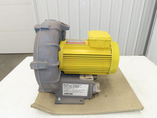 Ametek CP555CK72 Regenerative Vacuum Blower 1.5" NPT Reliance 4 Hp EG G Rotron