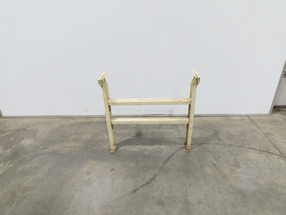 Hytrol 32"W Conveyor Leg Stationary Floor Support TAN 24-5/8" to 36-5/8"H