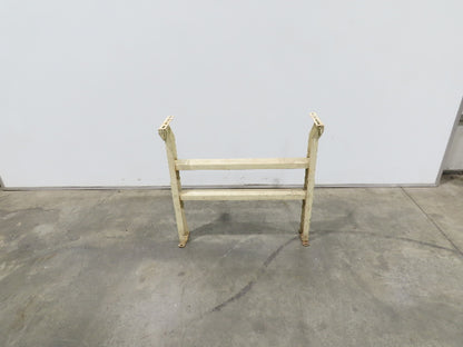 Hytrol 32"W Conveyor Leg Stationary Floor Support TAN 24-5/8" to 36-5/8"H