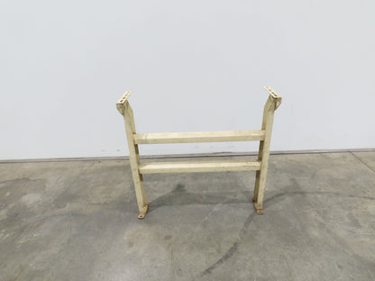 Hytrol 32"W Conveyor Leg Stationary Floor Support TAN 24-5/8" to 36-5/8"H