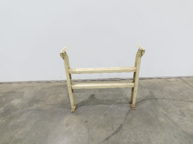 Hytrol 32"W Conveyor Leg Stationary Floor Support TAN 24-5/8" to 36-5/8"H