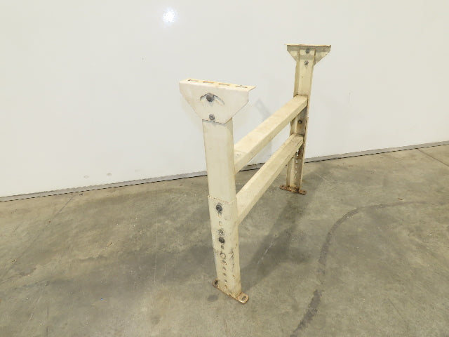 Hytrol 32"W Conveyor Leg Stationary Floor Support TAN 24-5/8" to 36-5/8"H