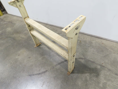 Hytrol 32"W Conveyor Leg Stationary Floor Support TAN 24-5/8" to 36-5/8"H