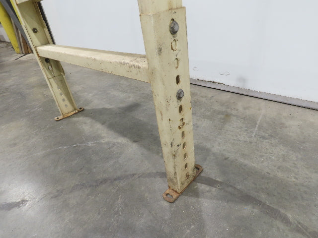 Hytrol 32"W Conveyor Leg Stationary Floor Support TAN 24-5/8" to 36-5/8"H