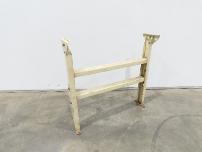 Hytrol 32"W Conveyor Leg Stationary Floor Support TAN 24-5/8" to 36-5/8"H