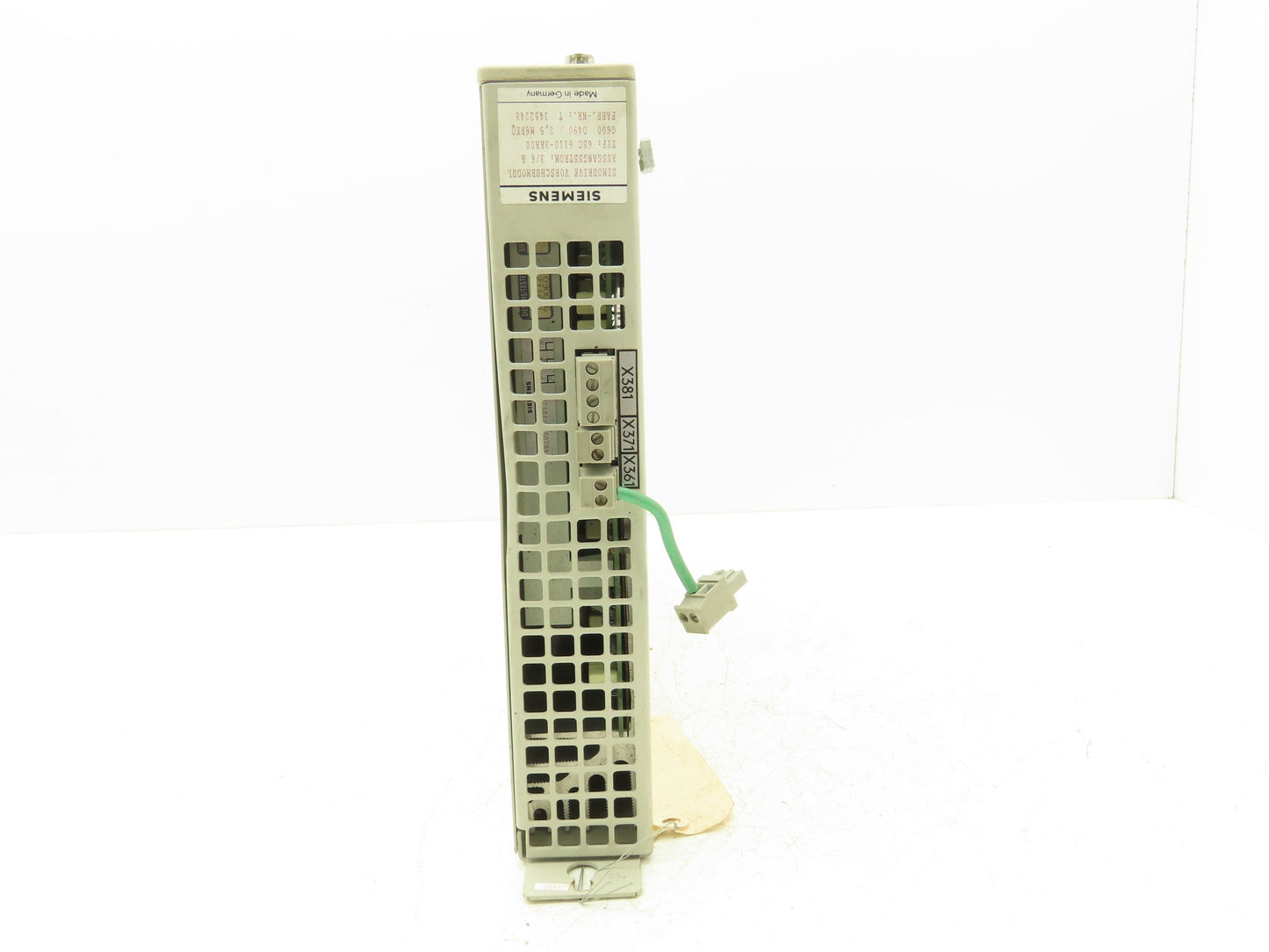 Siemens 6SC6110-3AA00 Simodrive Feed Module 3/6A