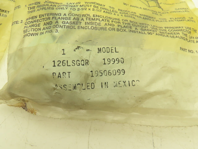 Hoffman 126LSGQR Wireway Sealing Plate 12" Lay-In Wireway Lot of 5