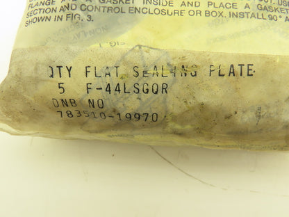 Hoffman F44LSGQR Wireway Sealing Plate 4" Lay-In Wireway Lot of 14