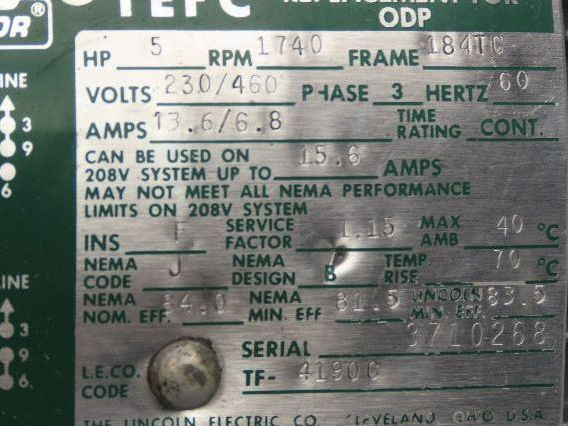 Casappa PLP20.8D0-50S1-LOC/OC-N-EL FS Hydraulic Gear Pump 3.7gpm 4000psi 5Hp 3PH