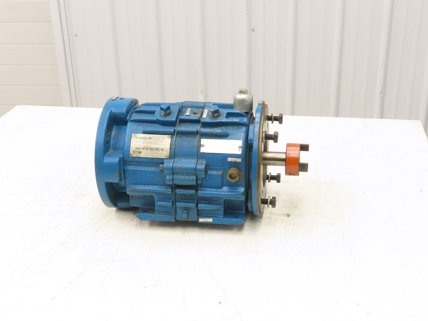 Force Control Posidyne 02-4S4-H1T7 Pneumatic Clutch Brake 182/184TC C-Face