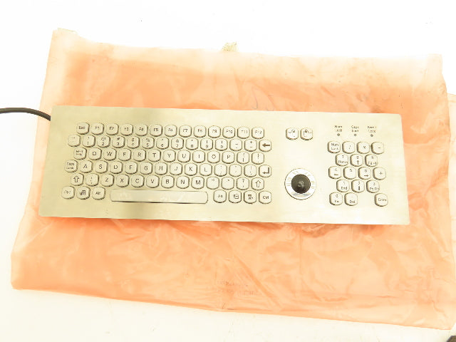 Sasse 1500.9905704 Industrial Stainless Keyboard Trackball & Numeric Keypad