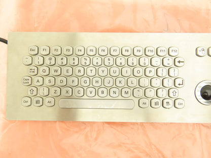 Sasse 1500.9905704 Industrial Stainless Keyboard Trackball & Numeric Keypad