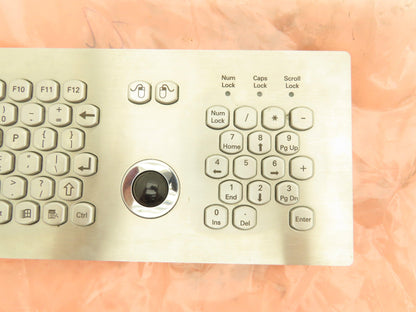 Sasse 1500.9905704 Industrial Stainless Keyboard Trackball & Numeric Keypad