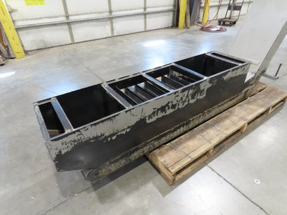 Enomoto CNC Chip Conveyor 16"x 67" Infeed 52-56" Discharge 220V 3PH