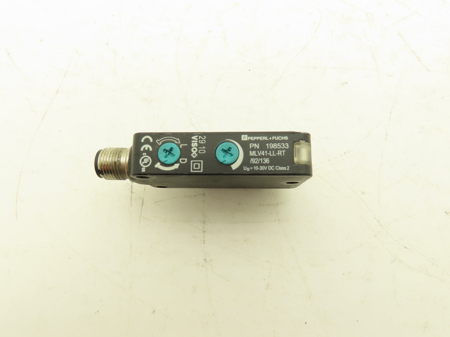 Pepperl Fuchs 198533 Fiber Optic Photoelectric Sensor 10-30VDC