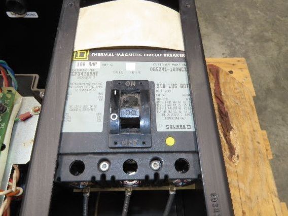 Reliance 2GU41007 AC V-S Drive GP-2000 VFD 10.7KVA 7.5Hp 460V 3Ph 100A Breaker