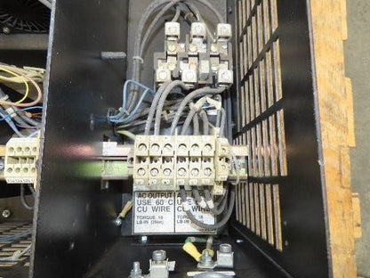 Reliance 2GU41007 AC V-S Drive GP-2000 VFD 10.7KVA 7.5Hp 460V 3Ph 100A Breaker