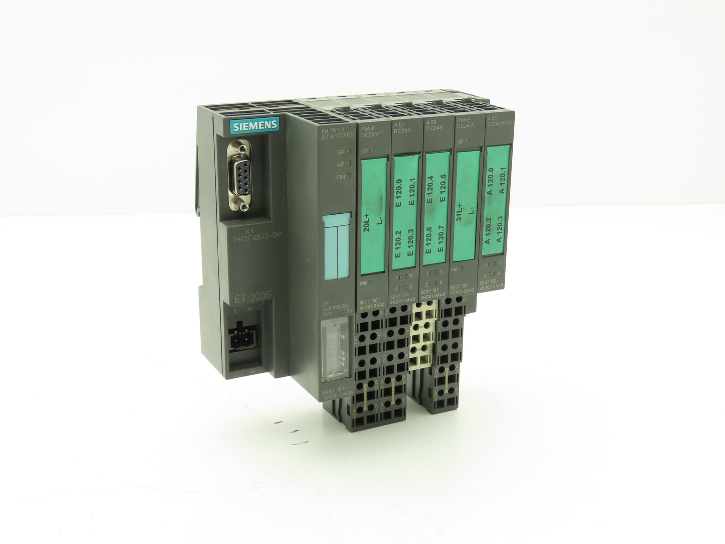 Siemens ET200S Profibus Remote Digital Input/Output Assembly 8 inputs 4 outputs