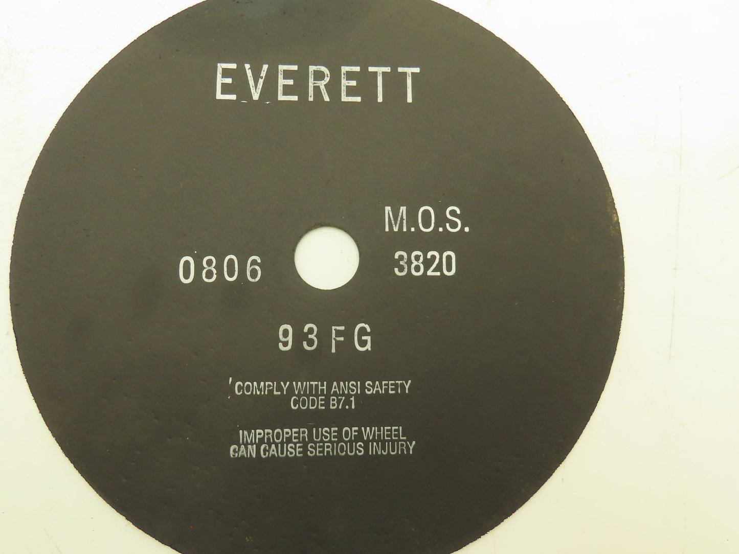 Everett 12-93FGX0.100X1.25 Cutoff Wheel 12"x0.100"x1" 3820rpm Lot of 4