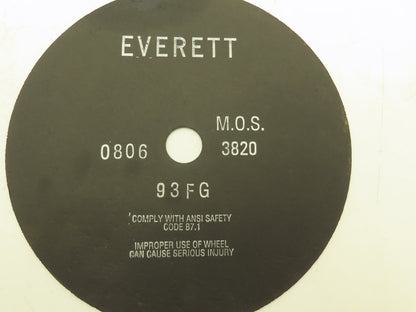 Everett 12-93FGX0.100X1.25 Cutoff Wheel 12"x0.100"x1" 3820rpm Lot of 4