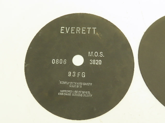 Everett 12-93FGX0.100X1.25 Cutoff Wheel 12"x0.100"x1" 3820rpm Lot of 4