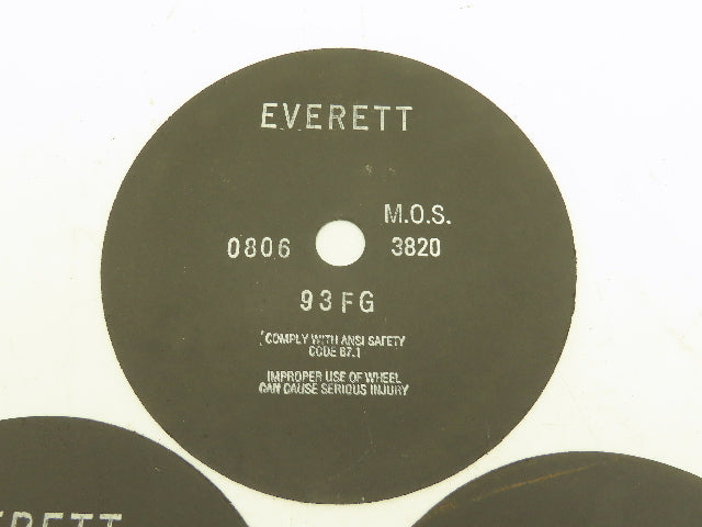 Everett 12-93FGX0.100X1.25 Cutoff Wheel 12"x0.100"x1" 3820rpm Lot of 3
