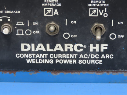 Miller DIALARC HF Tig Welder Power Source 250Amp AC Footpedal 1Ph 230V