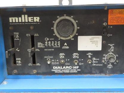 Miller DIALARC HF Tig Welder Power Source 250Amp AC Footpedal 1Ph 230V