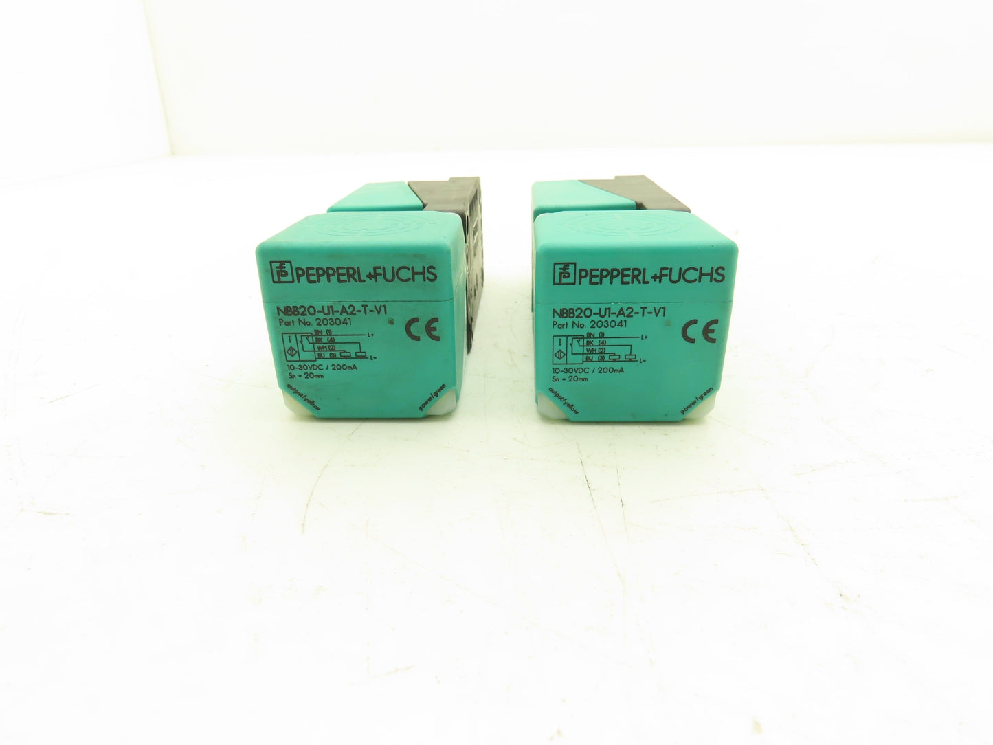 Pepperl+Fuchs NBB20-U1-A2-TV1 Inductive Proximity Sensor 10-30VDC 200mA Lot of 2