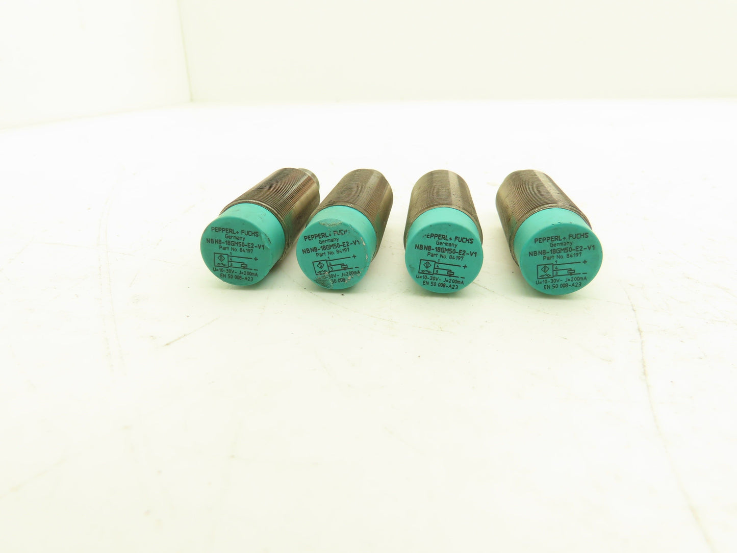 Pepperl+Fuchs Inductive Proximity Sensor 10-30VDC 200mA NO Lot of 4