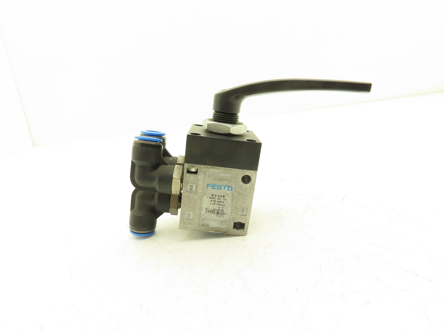 Festo H-5-1/4 B Hand Lever Valve Manually Operated 5/2 Way 550 l/min 10 Bar