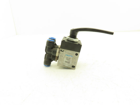 Festo H-5-1/4 B Hand Lever Valve Manually Operated 5/2 Way 550 l/min 10 Bar