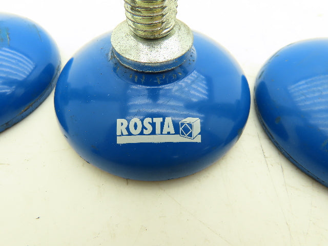 Anti-Vibration Mounting Feet M16-2.0 Thread 150mm Length 80mm Foot  Set of 4