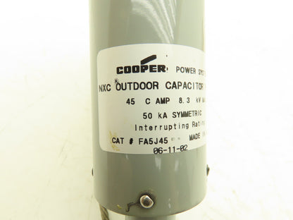 Cooper FA5J45 NXC Outdoor Capacitor Fuse 8.3kV 45amp 50kA Symmetric Int Rating