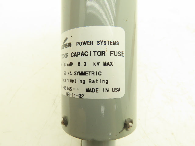 Cooper FA5J45 NXC Outdoor Capacitor Fuse 8.3kV 45amp 50kA Symmetric Int Rating