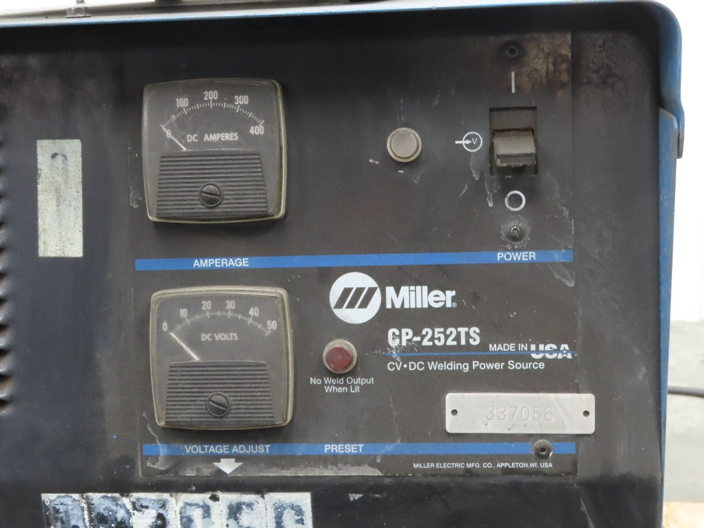 Miller CP-252TS Mig Welder 250 amp 100% Duty S-62 Wire Feeder 200/230/460v 3PH
