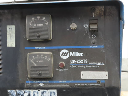 Miller CP-252TS Mig Welder 250 amp 100% Duty S-62 Wire Feeder 200/230/460v 3PH